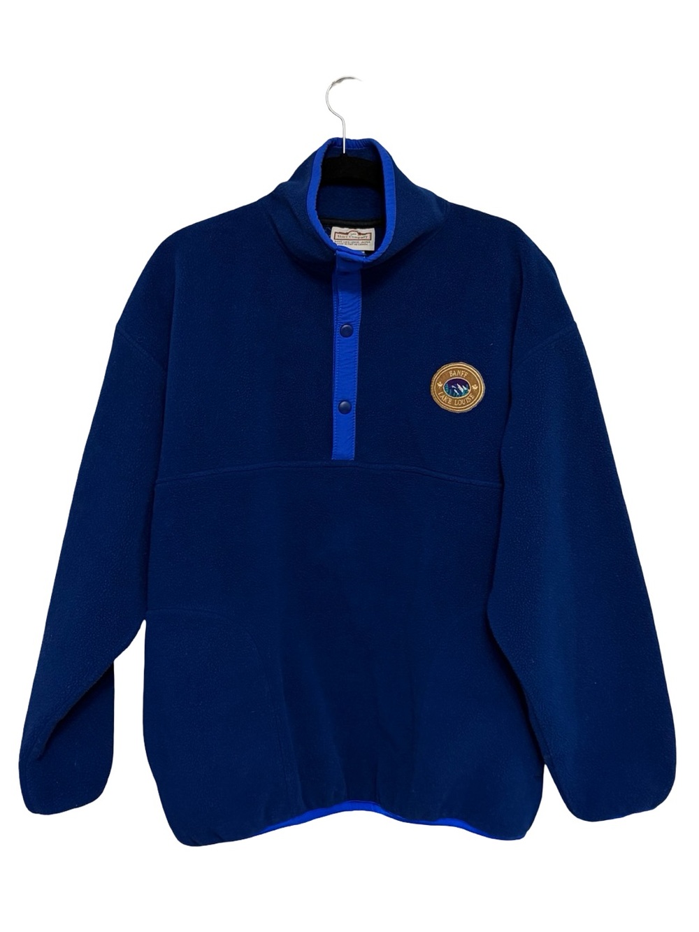 Vintage BANFF Lake Louise National Park Gorpcore T Snap Fleece Pullover - Size M